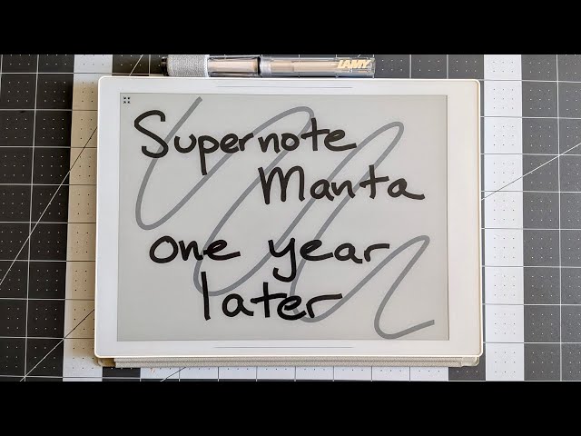 Supernote Manta - I Have Mixed Feelings (one year review) - YouTube