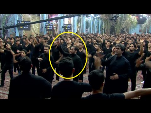 لقطة نادرة جدا للحاج باسم الكربلائي و عمار الكناني في حسينية داود العاشور