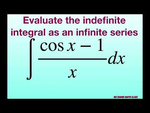 Evaluate indefinite integral