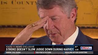 Stroke doesn't slow down Judge Ed Emmett during Harvey