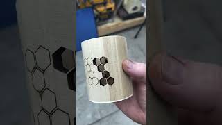 I’ve always wanted to try this with a laser and rotary attachment! #laser #lasercutting