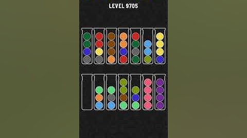 Ball Sort Puzzle Level 9705