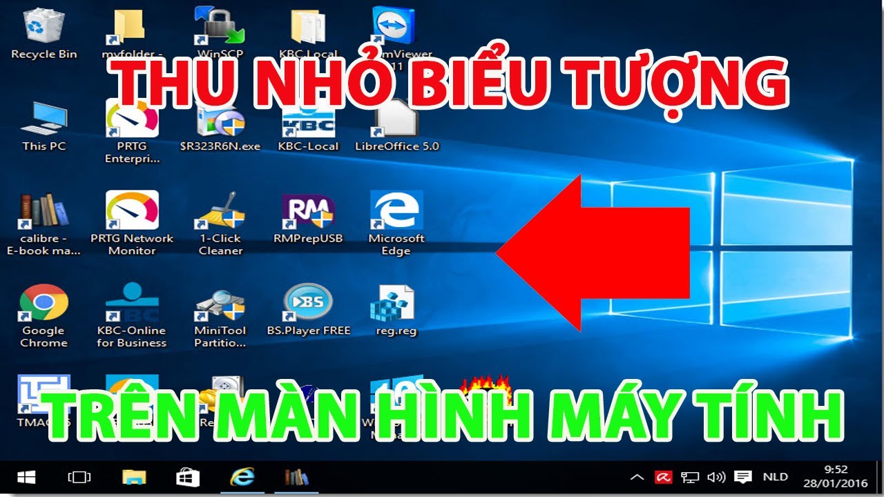 Cách chỉnh màn hình máy tính nhỏ lại