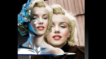 Marilyn Monroe 3D Model. Photorealistic