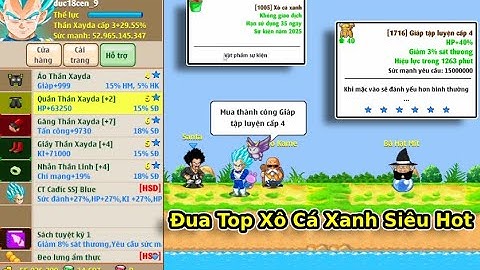 Ngọc Rồng Online | Mua Giáp Luyện Tập Cấp 4 Và Hướng Dẫn AE Chơi Đua Top Xô Cá Xanh Nhận Đồ Free NRO