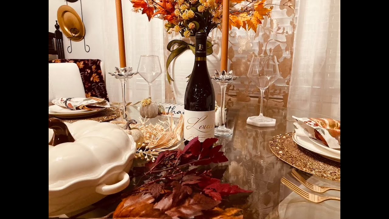 Как накрыть стол на День благодарения 🦃 на двоих | Моё празднование в 2025 году! |