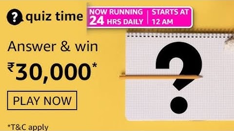 Amazon Quiz Answers Today | 31 July 2021