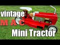 Vintage mini tractor, the rebuild comes to an end.