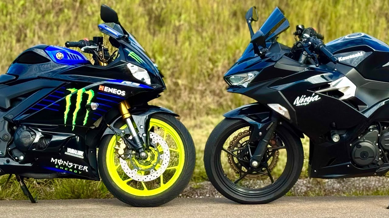 R3 vs Ninja 400 - YouTube
