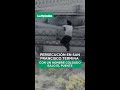 Persecución en San Francisco termina con un hombre colgado bajo el puente