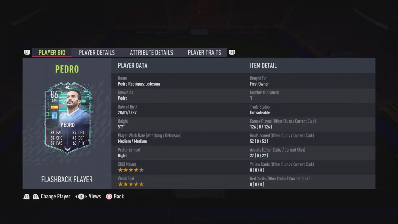 Fifa 22: 86 Flashback Pedro Player Review (PS5)