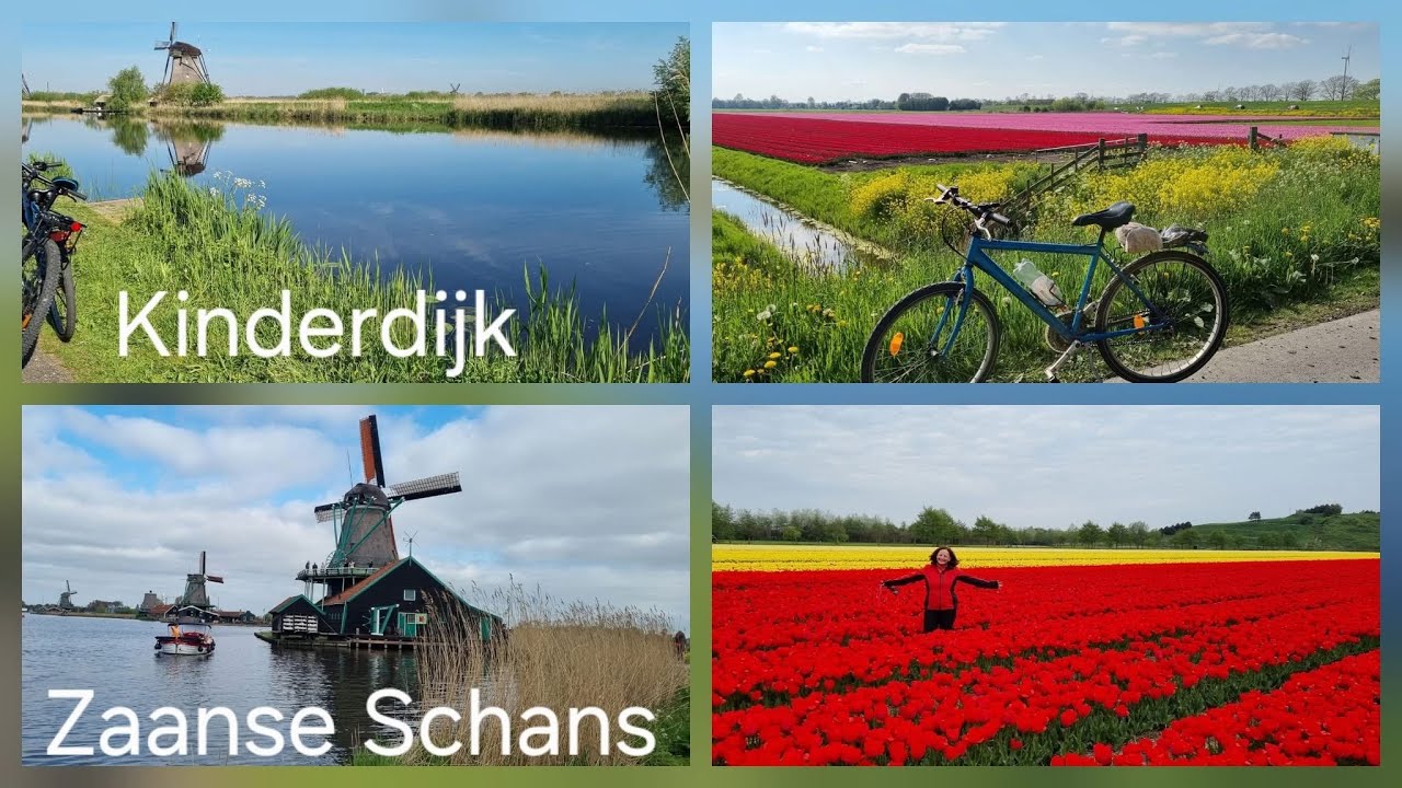 Ep.177 🇳🇱Olanda -  5 zile pe  biciclete printre lalele, mori de vânt și canale
