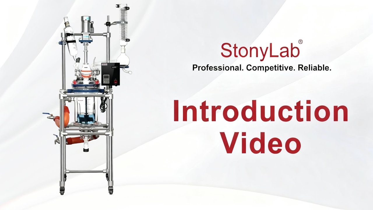 StonyLab Advanced Jacketed Glass Reactor ⚙️🌡️ — Built for Precision & Performance