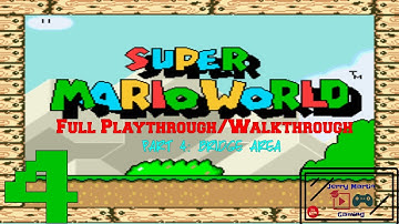 Super Mario World (SNES) Full Playthrough/Walkthrough Part 4: Bridge Area