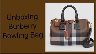 Unboxing Burberry Mini Bowling Bag