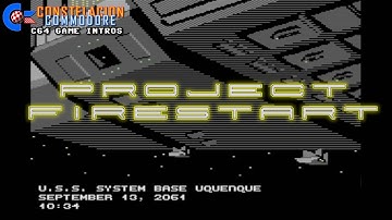 C64 Game Intro: Project Firestart (Dynamix/Electronic Arts,1989)