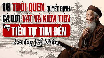 Cổ nhân dạy 16 thói quen quyết định: Tiền tự tìm đến hay cả đời VẤT VẢ kiếm tiền? | Triết Lý Sống