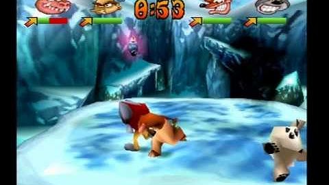 Crash Bash PS1 Gameplay Manic Panic