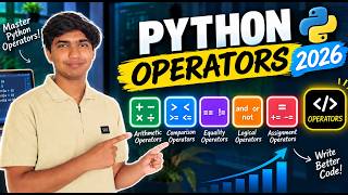 Python Operators: Everything You Need to Know (With Practice) | Python tutorial #4