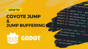 how to implement coyote jump & jump buffering in godot 4 | quick 2d tutorial