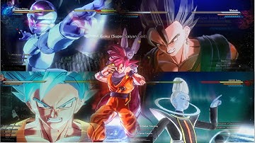 ALL CAST CHARACTERS FLASHY TECH COMBOS PT.8 | Xenoverse 2