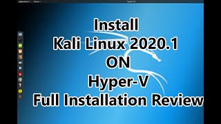 ... install kali linux 2020.1 update,download & configure on...