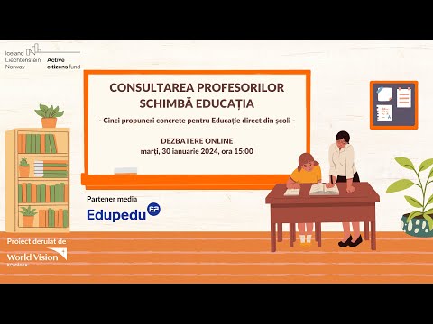 CONSULTAREA PROFESORILOR SCHIMBĂ EDUCAȚIA