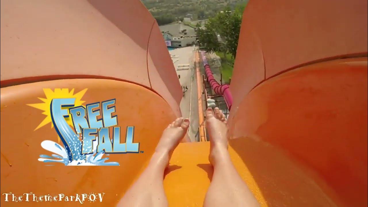 Free Fall Water Slide (POV) at Splash Summit Waterpark YouTube