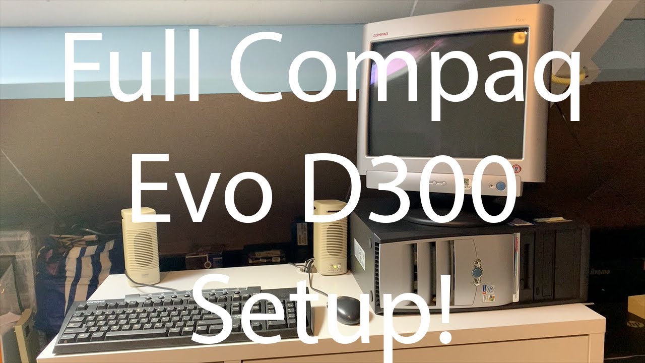 Compaq Evo D300 Full set! YouTube