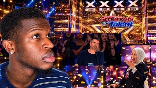 'My First Time Watching' Putri Ariani Receives Golden Buzzer From Simon Cowell | AGT 2023 REACTION