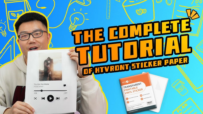 Htvront Transparent Printable Vinyl Sticker Promo Codes www pinnaxis com