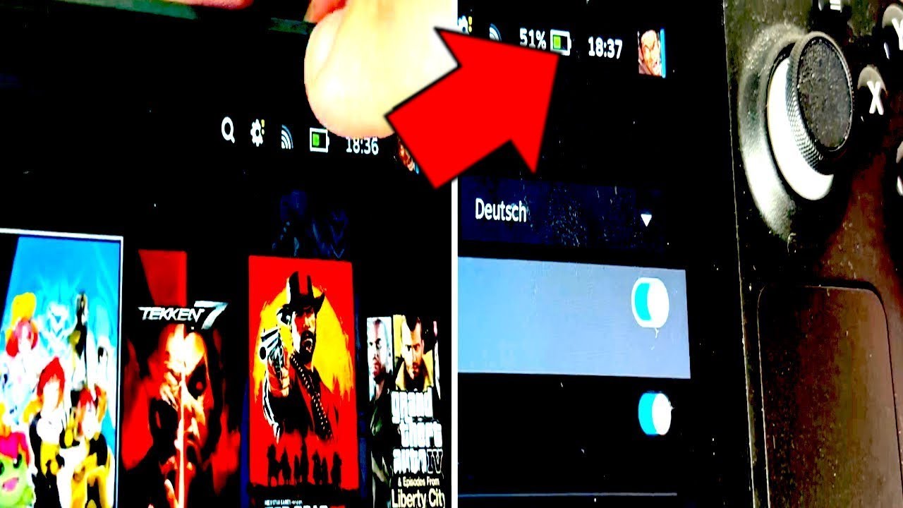 Steam Deck Akku (Batterie) in Prozent & LadeAnimationen am Steam Deck! YouTube