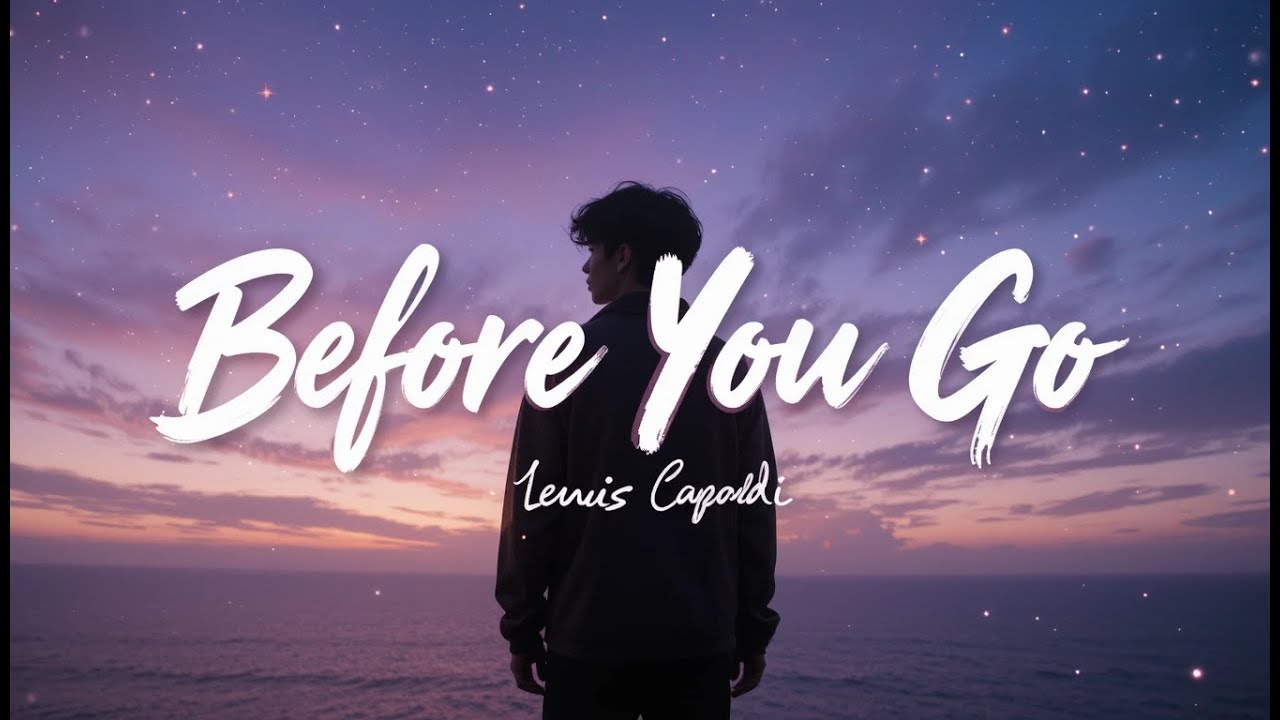 Lewis Capaldi - Before You Go (Lyrics) Lewis Capaldi - Before You Go (Lyrics)