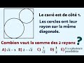 LA SOMME DES 2 RAYONS ✏️