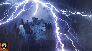 Thunderstorm Sounds with Rain, Loud Lightning Strikes and Roaring Thunder to Sleep All Night