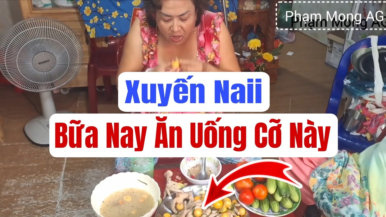 Xuyến Naii bữa nay ăn uống vậy mới ngon lành #phạmmongag #xuyennaii 
