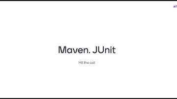 Maven. JUnit. ИТМО Программирование. 2022 03 03