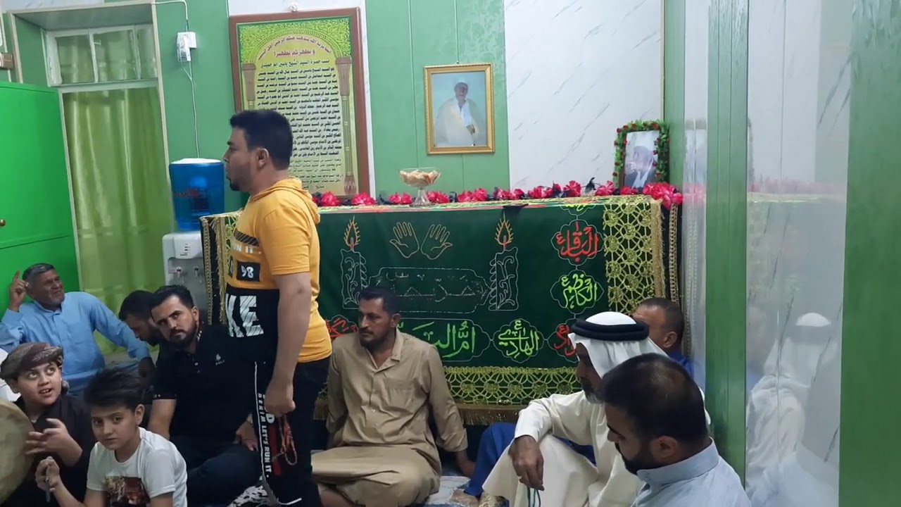 مديح في تكيه الشيخ ياسين ابو حميدي المداح صدام العبيدي