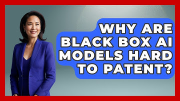 Why Are Black Box AI Models Hard To Patent? - AI and Technology Law