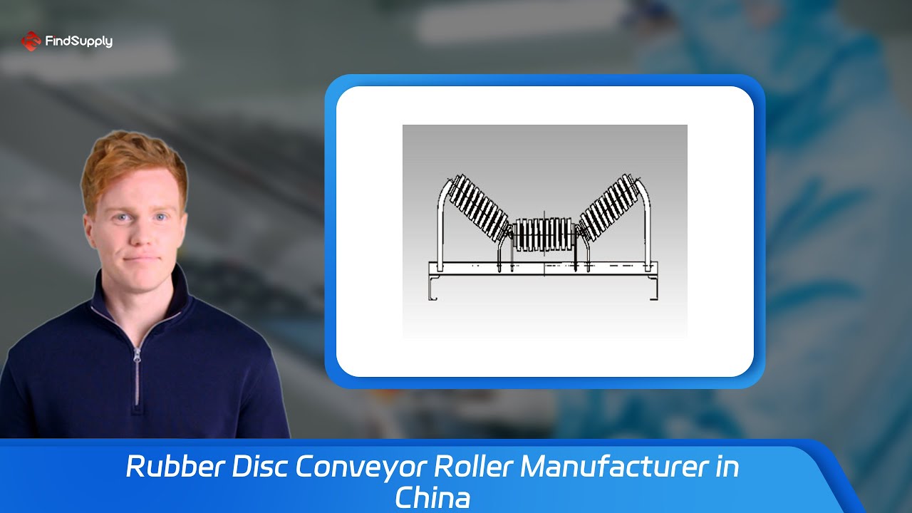 Rubber Disc Conveyor Roller Manufacturer in China