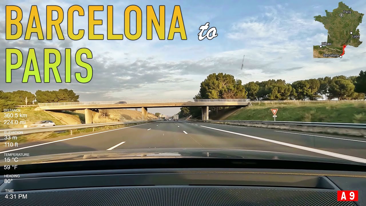 road trip from barcelona to paris