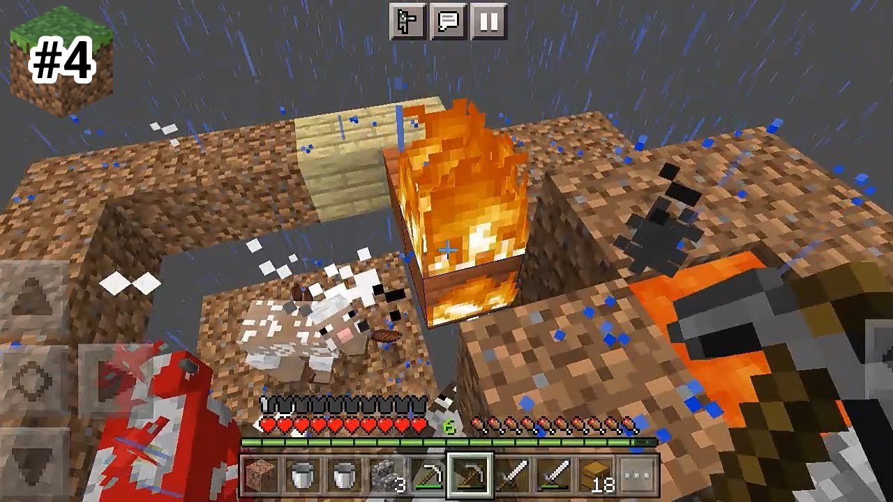 ada sedikit masalah Minecraft one block part 4 - YouTube