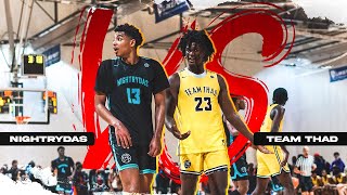 Nightrydas vs. Team Thad | EYBL FULL GAME HIGHLIGHTS Top AAU Teams GO AT IT! CRAZY GAME! (4-10-2021)
