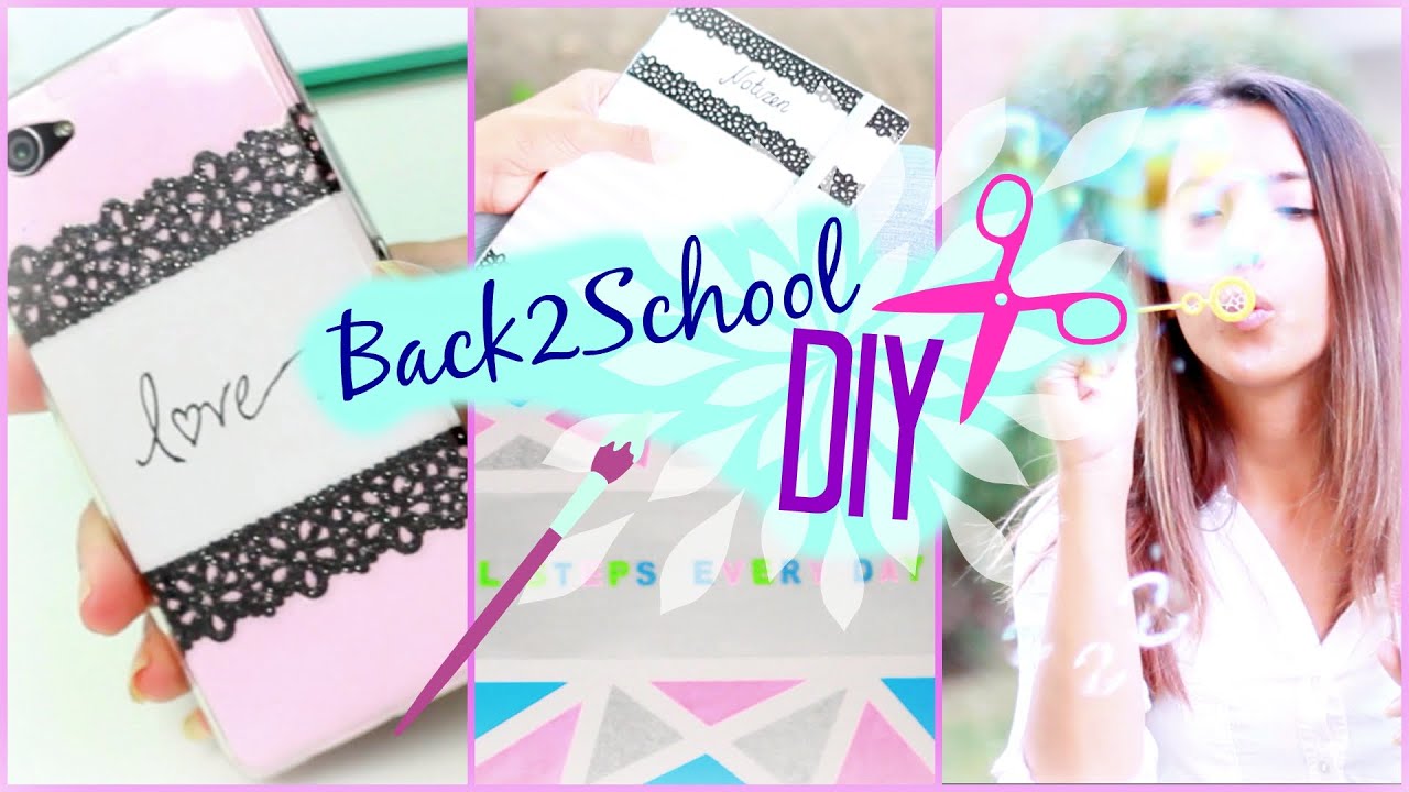 5 Back to School DIYs I Ordnen, Notieren & co I 