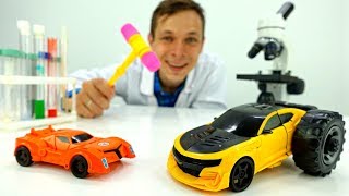 Игры с доктор Ой - Трансформеры Игрушки: Новые колеса Бамблби Игры с доктор Ой - Трансформеры Игрушки: Новые колеса Бамблби