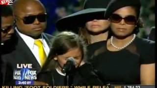 Michael Jackson's daughter Paris in tears - saying goodbye to \\