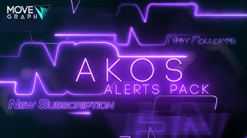 Animated Alerts StreamLabs with Sound 💯  TOP PURPLE pack