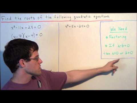 Video: Hvordan finder man rødderne til en ligning algebraisk?