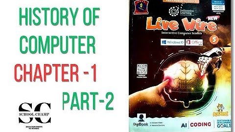 Computer chapter 1 history of computer class 5th aps/class 5 computer chapter 1/history of computer