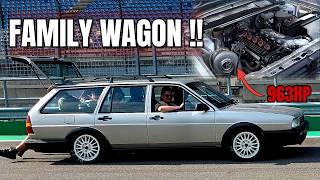 Details THE ULTIMATE FAMILY SLEEPER - 963HP VW PASSAT WAGON !! Guide